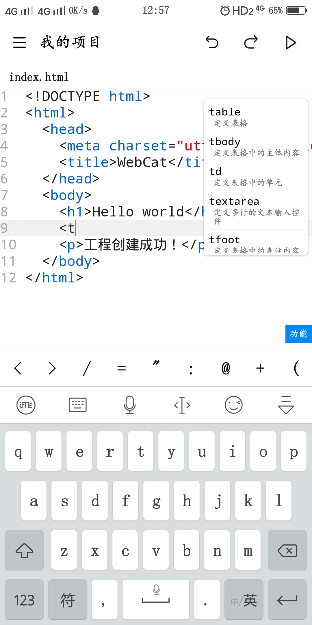 WebCat编辑器