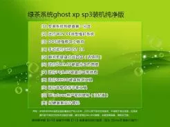 绿茶系统ghost xp sp3装机纯净版V2016.03