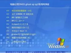 电脑公司DNGS ghost xp sp3专用纯净版V2017.01