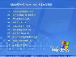 电脑公司DNGS ghost xp sp3官方纯净版V2017.05